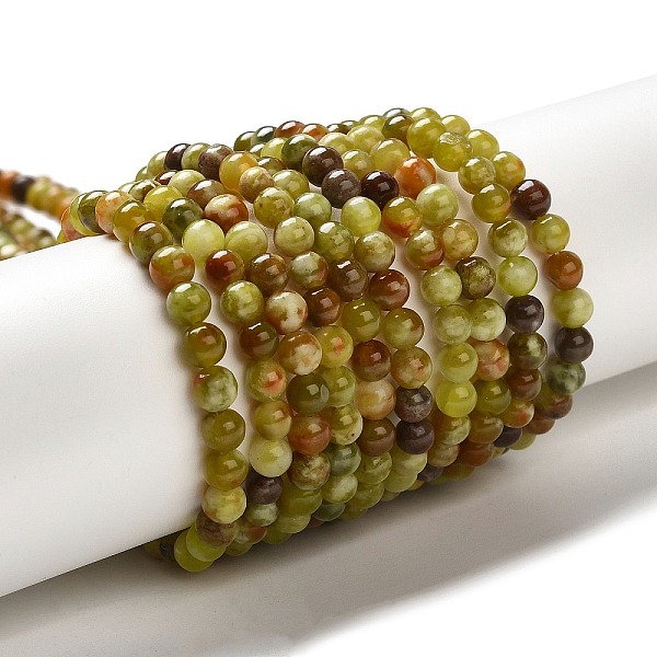 PandaHall Natural Serpentine Beads Strands, Round, 4mm, Hole: 1mm, about 102pcs/strand, 3.98''(10.1cm) Serpentine Round
PandaHall Natural Serpentine Beads Strands, Round, 4mm, Hole: 1mm, about 102pcs/strand, 3.98''(10.1cm) Serpentine Round