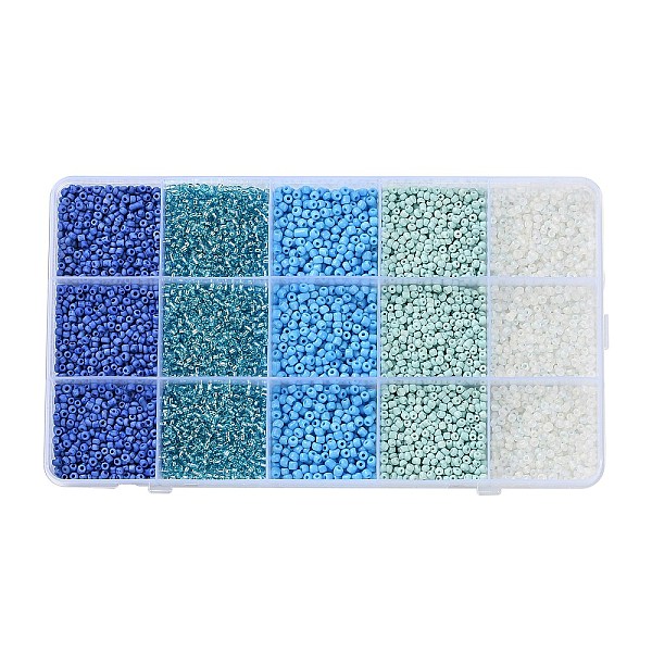 PandaHall DIY 15 Grids ABS Plastic & Glass Seed Beads Jewelry Making Finding Beads Kits, Rondelle, Royal Blue, 2~4.5x1.5~4.5mm, Hole...
PandaHall DIY 15 Grids ABS Plastic & Glass Seed Beads Jewelry Making Finding Beads Kits, Rondelle, Royal Blue, 2~4.5x1.5~4.5mm, Hole...