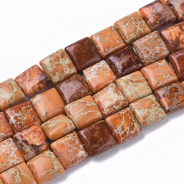 PandaHall Natural Imperial Jasper Beads Strands, Dyed, Flat Slice Square Beads, Orange, 10x10x4mm, Hole: 1mm, about 38~40pcs/Strand, 15.16...
PandaHall Natural Imperial Jasper Beads Strands, Dyed, Flat Slice Square Beads, Orange, 10x10x4mm, Hole: 1mm, about 38~40pcs/Strand, 15.16...