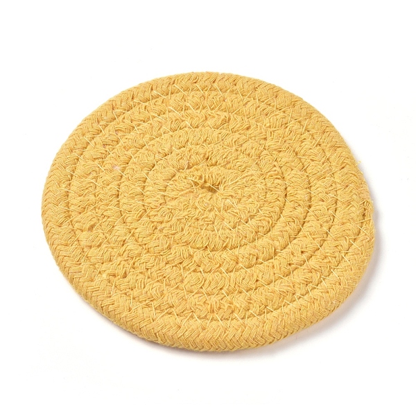 PandaHall Cotton Thread Weave Hot Pot Holders, Hot Pads, Coasters, For Cooking and Baking, Gold, 117x7mm Cotton Gold
PandaHall Cotton Thread Weave Hot Pot Holders, Hot Pads, Coasters, For Cooking and Baking, Gold, 117x7mm Cotton Gold