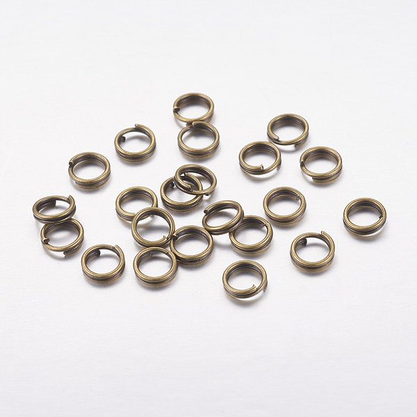 PandaHall Iron Split Rings, Double Loops Jump Rings, Cadmium Free & Nickel Free & Lead Free, Antique Bronze, 5x1.4mm, about 4.3mm inner...
PandaHall Iron Split Rings, Double Loops Jump Rings, Cadmium Free & Nickel Free & Lead Free, Antique Bronze, 5x1.4mm, about 4.3mm inner...