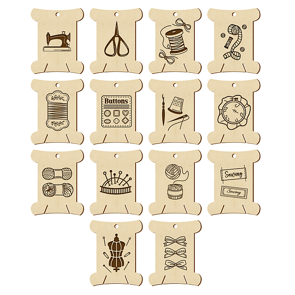PandaHall 14Pcs 14 Style Plywood Thread Winding Boards, for Embroidery Cross-Stitch Sewing Craft, Tool, 63.1x50.2x3mm, Hole: 4mm, 1pc/style...
PandaHall 14Pcs 14 Style Plywood Thread Winding Boards, for Embroidery Cross-Stitch Sewing Craft, Tool, 63.1x50.2x3mm, Hole: 4mm, 1pc/style...