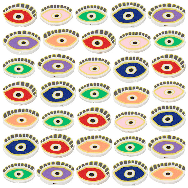 PandaHall SUNNYCLUE 1 Box 200Pcs Clay Beads Evil Eye Handmade Polymer Clay Evil Eye Beaded Oval Shaped Clay Slices Charm Bead Loose Spacer..., Multicolor
PandaHall SUNNYCLUE 1 Box 200Pcs Clay Beads Evil Eye Handmade Polymer Clay Evil Eye Beaded Oval Shaped Clay Slices Charm Bead Loose Spacer..., Multicolor