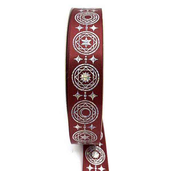 PandaHall 48 Yards Silver Stamping Polyester Ribbon, Round Printed Ribbon for Gift Wrapping, Party Decorations, Dark Red, 1 inch(25mm)...
PandaHall 48 Yards Silver Stamping Polyester Ribbon, Round Printed Ribbon for Gift Wrapping, Party Decorations, Dark Red, 1 inch(25mm)...