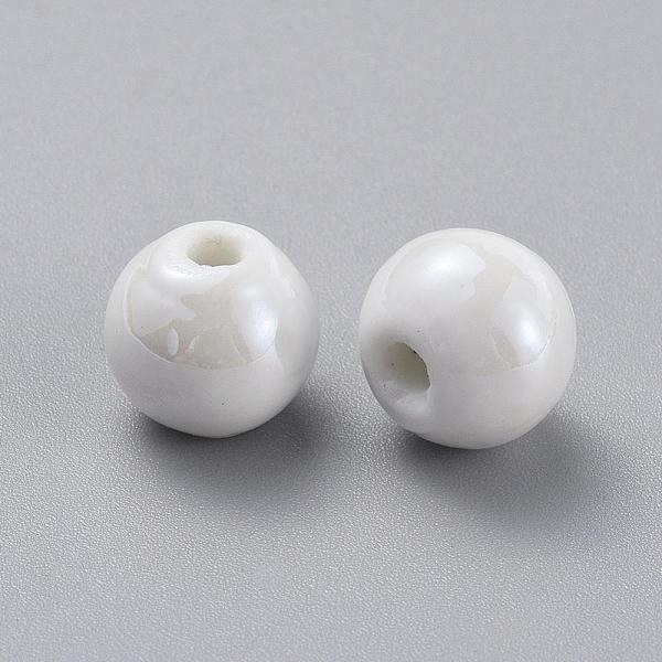 PandaHall Handmade Porcelain Beads, Pearlized, Round, White, 16mm, Hole: 2mm Porcelain Round White
PandaHall Handmade Porcelain Beads, Pearlized, Round, White, 16mm, Hole: 2mm Porcelain Round White