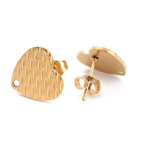 PandaHall Ion Plating(IP) Heart Shape 304 Stainless Steel Stud Earring Findings, with Earring Backs 0.8mm Pin, for Jewelry Making, Golden...
PandaHall Ion Plating(IP) Heart Shape 304 Stainless Steel Stud Earring Findings, with Earring Backs 0.8mm Pin, for Jewelry Making, Golden...