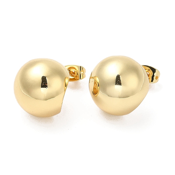 PandaHall Rack Plating Brass Round Ball Stud Earrings, Lead Free & Cadmium Free, Long-Lasting, Real 18K Gold Plated, 17mm Brass Round
PandaHall Rack Plating Brass Round Ball Stud Earrings, Lead Free & Cadmium Free, Long-Lasting, Real 18K Gold Plated, 17mm Brass Round