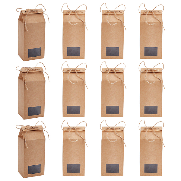 PandaHall Folding Kraft Paper Box with Visible Window, Suitable for Gift Giving, with Hemp Rope, Rectangle, BurlyWood, Finish Product..., Orange
PandaHall Folding Kraft Paper Box with Visible Window, Suitable for Gift Giving, with Hemp Rope, Rectangle, BurlyWood, Finish Product..., Orange