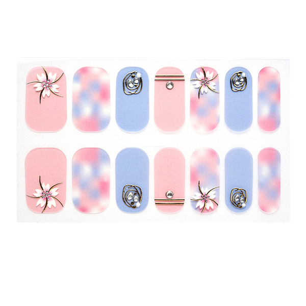 PandaHall Full Cover Nombre Nail Stickers, Self-Adhesive, for Nail Tips Decorations, Colorful, 24x8mm, 14pcs/sheet Paper Flower
PandaHall Full Cover Nombre Nail Stickers, Self-Adhesive, for Nail Tips Decorations, Colorful, 24x8mm, 14pcs/sheet Paper Flower