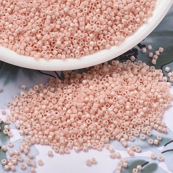PandaHall MIYUKI Delica Beads, Cylinder, Japanese Seed Beads, 11/0, (DB1493) Opaque Light Salmon, 1.3x1.6mm, Hole: 0.8mm, about 10000pcs/bag..., Pink
PandaHall MIYUKI Delica Beads, Cylinder, Japanese Seed Beads, 11/0, (DB1493) Opaque Light Salmon, 1.3x1.6mm, Hole: 0.8mm, about 10000pcs/bag..., Pink