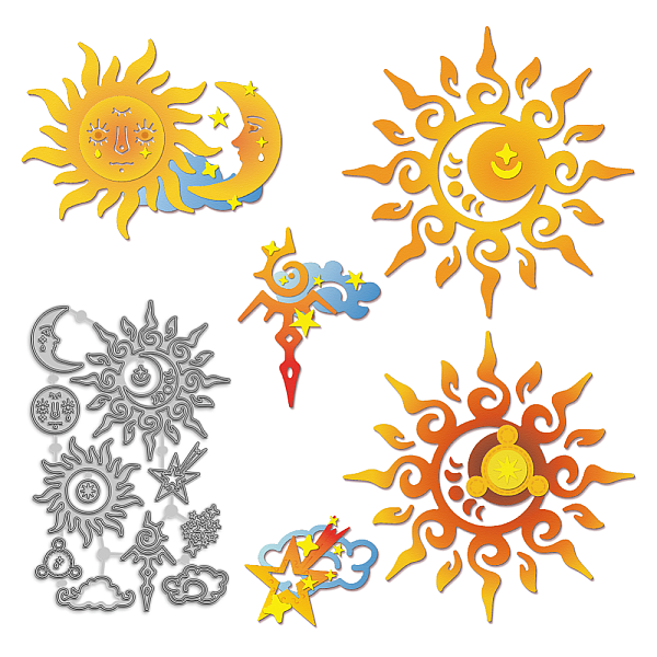 PandaHall Carbon Steel Cutting Dies Stencils, for DIY Scrapbooking, Photo Album, Decorative Embossing Paper Card, Greeting Card Mold, Sun...
PandaHall Carbon Steel Cutting Dies Stencils, for DIY Scrapbooking, Photo Album, Decorative Embossing Paper Card, Greeting Card Mold, Sun...