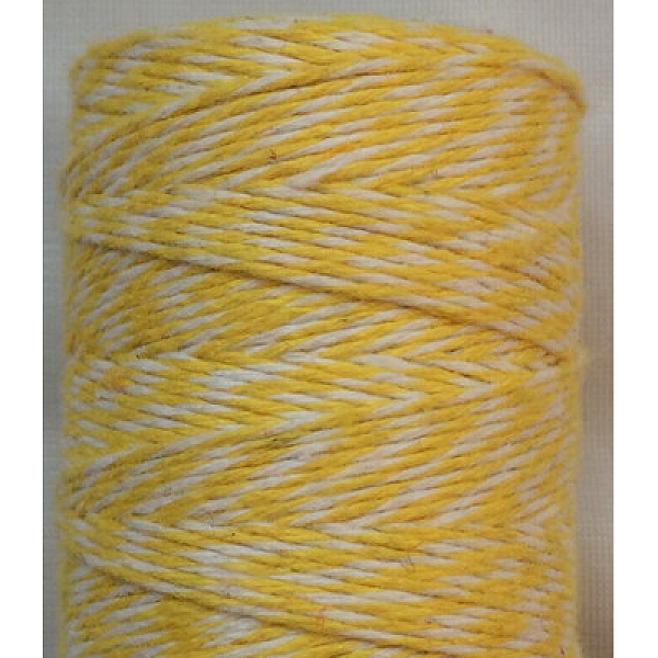 PandaHall 4 Ply Macrame Cotton Cord, Twisted Cotton Rope, for Crafts, Gift Wrapping, Yellow, 1mm, about 32.8 yards(30m)/roll Cotton Yellow
PandaHall 4 Ply Macrame Cotton Cord, Twisted Cotton Rope, for Crafts, Gift Wrapping, Yellow, 1mm, about 32.8 yards(30m)/roll Cotton Yellow
