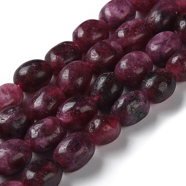 PandaHall Natural Malaysia Jade Beads Strands, Faceted, Oval, Dyed and Heated, Purple, 10.5~13x8.5~10x7~10mm, Hole: 1.2mm, about...
PandaHall Natural Malaysia Jade Beads Strands, Faceted, Oval, Dyed and Heated, Purple, 10.5~13x8.5~10x7~10mm, Hole: 1.2mm, about...