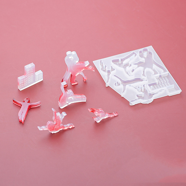 PandaHall DIY Pendants Silhouette Silicone Statue Molds, for Wind Chime Making, For UV Resin Making, Jewelry Making, Building & Dance Human..., White
PandaHall DIY Pendants Silhouette Silicone Statue Molds, for Wind Chime Making, For UV Resin Making, Jewelry Making, Building & Dance Human..., White