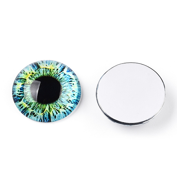 PandaHall Glass Cabochons, Half Round with Eye, Pale Turquoise, 20x6.5mm Glass Half Round
PandaHall Glass Cabochons, Half Round with Eye, Pale Turquoise, 20x6.5mm Glass Half Round