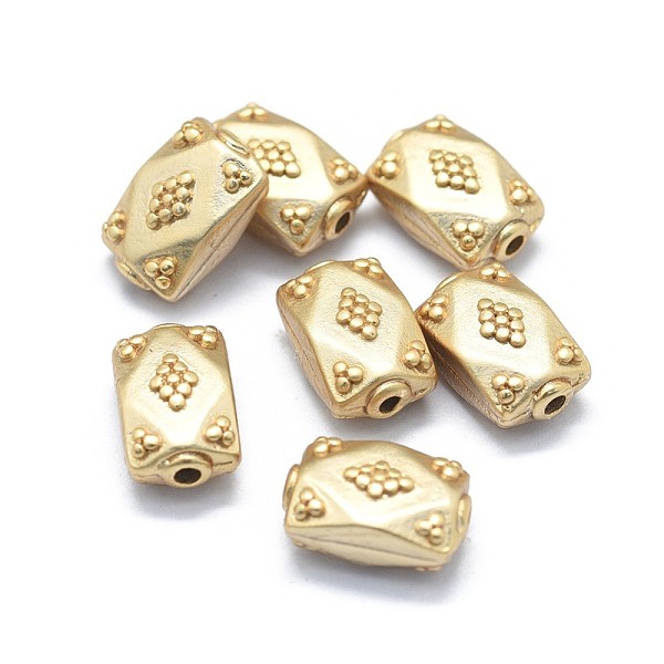 PandaHall Brass Beads, Long-Lasting Plated, Rectangle, Golden, 13.5x8.5x6.5mm, Hole: 1.6mm Brass Rectangle
PandaHall Brass Beads, Long-Lasting Plated, Rectangle, Golden, 13.5x8.5x6.5mm, Hole: 1.6mm Brass Rectangle
