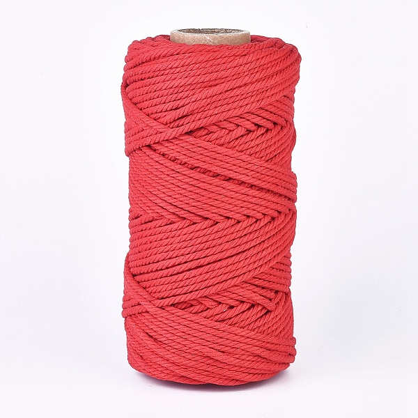 PandaHall Cotton String Threads, Macrame Cord, Decorative String Threads, for DIY Crafts, Gift Wrapping and Jewelry Making, Red, 4mm, about...
PandaHall Cotton String Threads, Macrame Cord, Decorative String Threads, for DIY Crafts, Gift Wrapping and Jewelry Making, Red, 4mm, about...