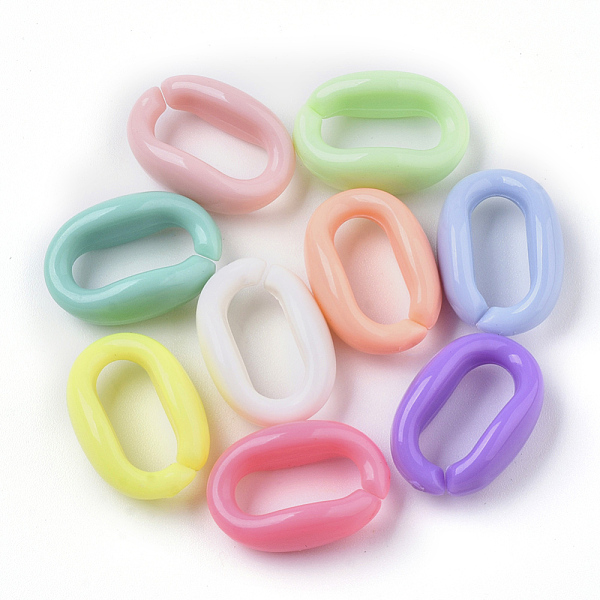 PandaHall Acrylic Linking Rings, Quick Link Connectors, For Jewelry Cable Chains Making, Oval, Mixed Color, 16x11x6.5mm, Inner Diameter..., Multicolor
PandaHall Acrylic Linking Rings, Quick Link Connectors, For Jewelry Cable Chains Making, Oval, Mixed Color, 16x11x6.5mm, Inner Diameter..., Multicolor