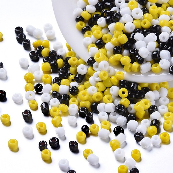 PandaHall 6500Pcs 300G 3 Colors Glass Seed Beads, Opaque Colours Seed, Small Craft Beads for DIY Jewelry Making, Round, Yellow, 8/0, 3mm...
PandaHall 6500Pcs 300G 3 Colors Glass Seed Beads, Opaque Colours Seed, Small Craft Beads for DIY Jewelry Making, Round, Yellow, 8/0, 3mm...