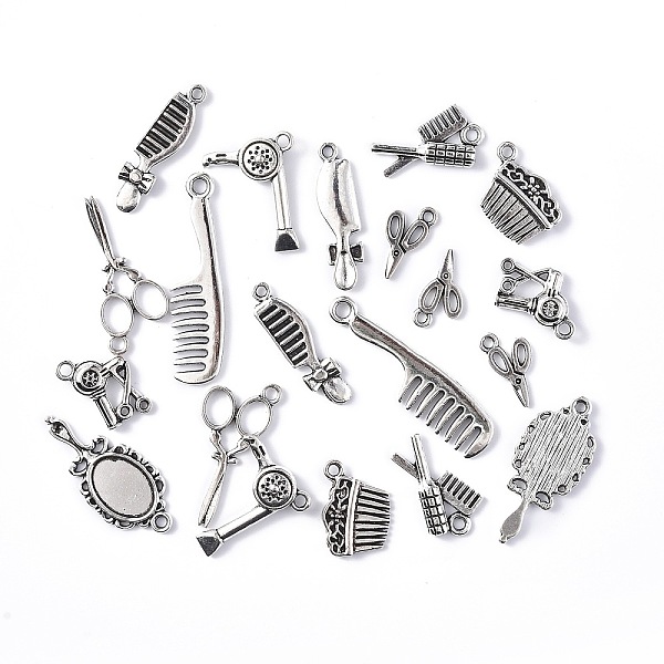 PandaHall Prink Series Tibetan Style Alloy Pendants, Antique Silver, 15~39x8~22x2~4mm, Hole: 1.6~2.5mm, 20pcs/set Alloy Mixed Shapes
PandaHall Prink Series Tibetan Style Alloy Pendants, Antique Silver, 15~39x8~22x2~4mm, Hole: 1.6~2.5mm, 20pcs/set Alloy Mixed Shapes