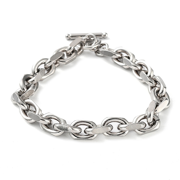PandaHall 304 Stainless Steel Cable Chains Bracelets for Men & Women, Stainless Steel Color, 8-7/8 inch(22.6cm) 304 Stainless Steel
PandaHall 304 Stainless Steel Cable Chains Bracelets for Men & Women, Stainless Steel Color, 8-7/8 inch(22.6cm) 304 Stainless Steel