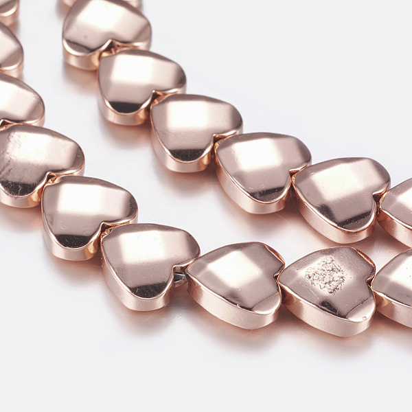 PandaHall Non-magnetic Synthetic Hematite Beads Strands, Faceted, Heart, Rose Gold Plated, 8x8x3mm, Hole: 1mm, about 53pcs/strand, 15.5 inch...
PandaHall Non-magnetic Synthetic Hematite Beads Strands, Faceted, Heart, Rose Gold Plated, 8x8x3mm, Hole: 1mm, about 53pcs/strand, 15.5 inch...