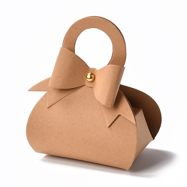 PandaHall Paper Candy Boxes, Wedding Party Gift Box, with Sticker and Iron Round Brad, Package Shape, BurlyWood, 6x9.5x12cm Paper Bag Orange
PandaHall Paper Candy Boxes, Wedding Party Gift Box, with Sticker and Iron Round Brad, Package Shape, BurlyWood, 6x9.5x12cm Paper Bag Orange