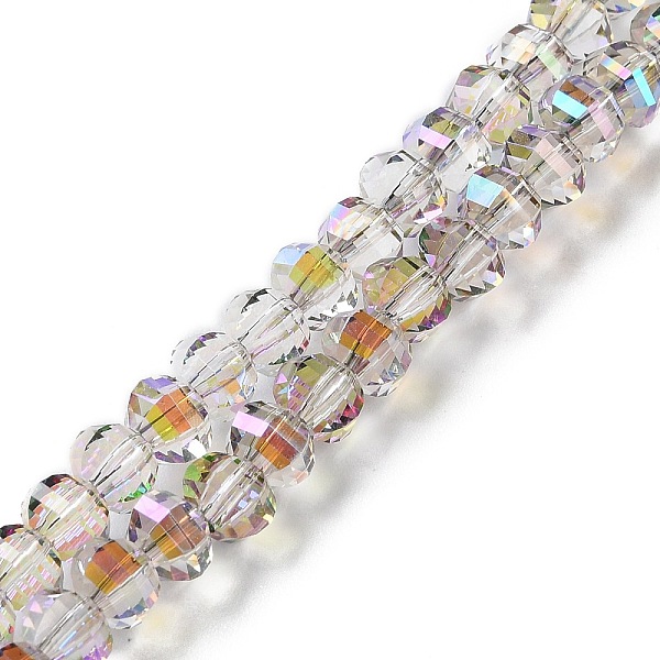 PandaHall Transparent Electroplate Glass Beads Strands, AB Color, Faceted Lantern, Plum, 6x4.5mm, Hole: 1.4mm, about 98pcs/strand, 17.72''..., Purple
PandaHall Transparent Electroplate Glass Beads Strands, AB Color, Faceted Lantern, Plum, 6x4.5mm, Hole: 1.4mm, about 98pcs/strand, 17.72''..., Purple