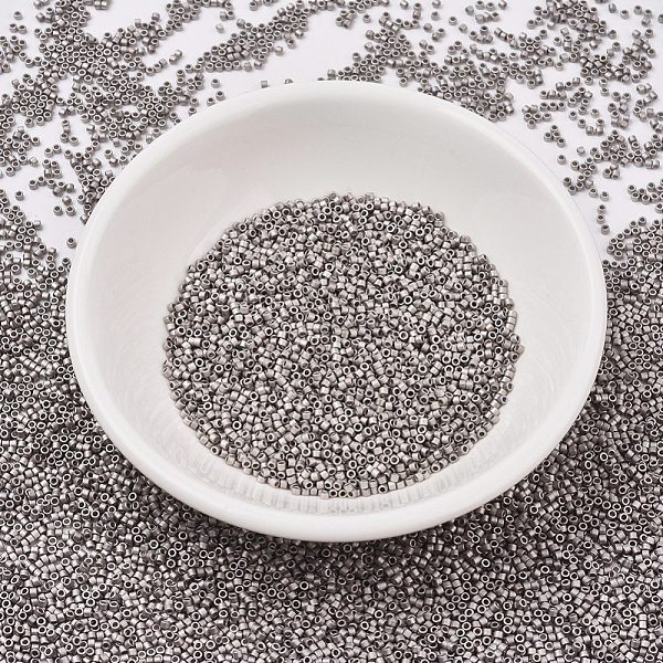 PandaHall MIYUKI Delica Beads, Cylinder, Japanese Seed Beads, 11/0, (DB0338) Matte Palladium Plated, 1.3x1.6mm, Hole: 0.8mm, about..., Gray
PandaHall MIYUKI Delica Beads, Cylinder, Japanese Seed Beads, 11/0, (DB0338) Matte Palladium Plated, 1.3x1.6mm, Hole: 0.8mm, about..., Gray