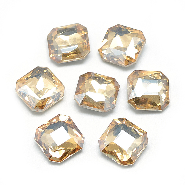 PandaHall Pointed Back Glass Rhinestone Cabochons, Faceted, Back Plated, Octagon, Pale Goldenrod, 10x10x4.5mm Glass Rhinestone Octagon..., Yellow
PandaHall Pointed Back Glass Rhinestone Cabochons, Faceted, Back Plated, Octagon, Pale Goldenrod, 10x10x4.5mm Glass Rhinestone Octagon..., Yellow