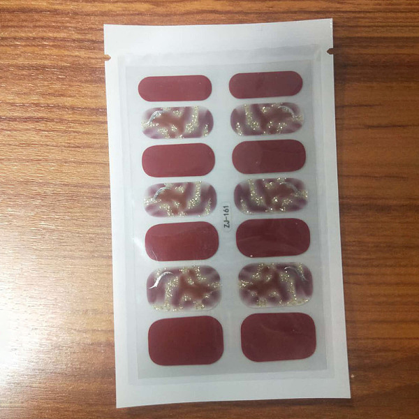 PandaHall Full Wraps Nail Polish Stickers, Self-Adhesive, for Nail Decals Design Manicure Tips Decorations, Dark Red, 14pcs/sheet Paper...
PandaHall Full Wraps Nail Polish Stickers, Self-Adhesive, for Nail Decals Design Manicure Tips Decorations, Dark Red, 14pcs/sheet Paper...