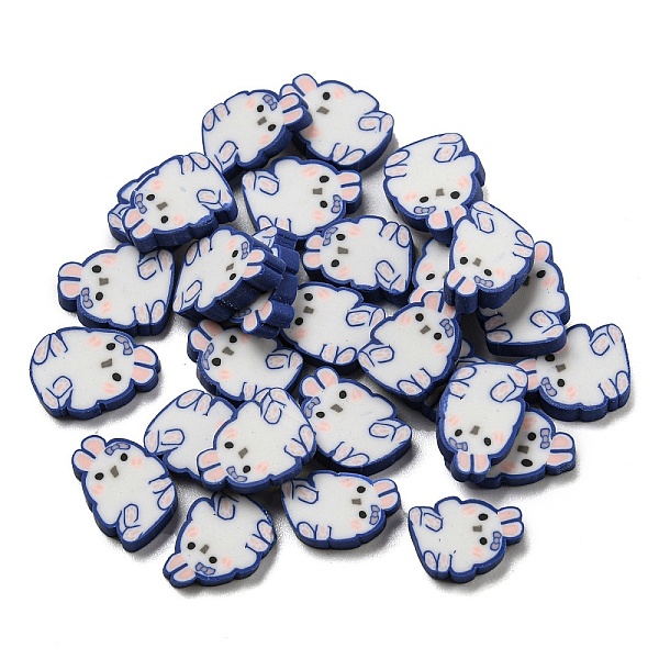 PandaHall Handmade Polymer Clay Beads, No Hole, Rabbit, 10x7.5x2mm, about 5263pcs/500g Polymer Clay Rabbit
PandaHall Handmade Polymer Clay Beads, No Hole, Rabbit, 10x7.5x2mm, about 5263pcs/500g Polymer Clay Rabbit
