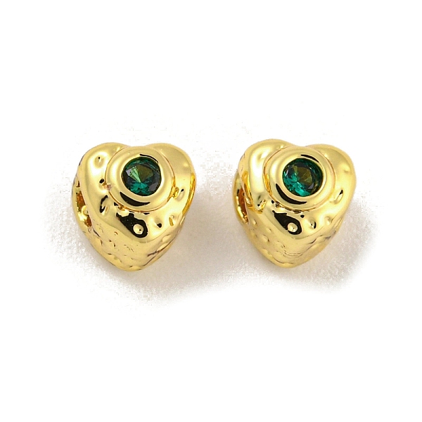 PandaHall Brass Micro Pave Clear Cubic Zirconia Beads, Real 18K Gold Plated, Heart, Green, 4.5x4.5x4.5mm, Hole: 1.6mm Brass+Cubic Zirconia...
PandaHall Brass Micro Pave Clear Cubic Zirconia Beads, Real 18K Gold Plated, Heart, Green, 4.5x4.5x4.5mm, Hole: 1.6mm Brass+Cubic Zirconia...