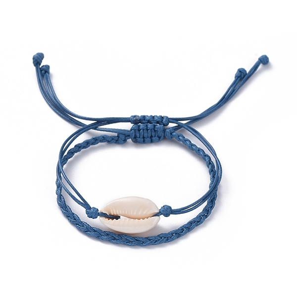 PandaHall Adjustable Braided Bead Bracelet Sets, with Cowrie Shell Beads and Waxed Polyester Cord, Mixed Color, 5.7~10.2cm, 2pcs/set Waxed..., Multicolor
PandaHall Adjustable Braided Bead Bracelet Sets, with Cowrie Shell Beads and Waxed Polyester Cord, Mixed Color, 5.7~10.2cm, 2pcs/set Waxed..., Multicolor