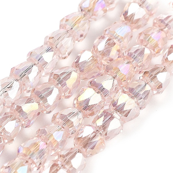 PandaHall Electroplate Glass Beads Strands, Faceted, Bell, Misty Rose, 4x3.5~4mm, Hole: 1mm, about 98pcs/strand, 13.70''(34.8cm) Glass Bell
PandaHall Electroplate Glass Beads Strands, Faceted, Bell, Misty Rose, 4x3.5~4mm, Hole: 1mm, about 98pcs/strand, 13.70''(34.8cm) Glass Bell