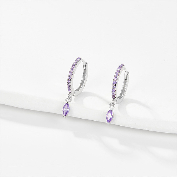 PandaHall Rhodium Plated 925 Sterling Silver Hoop Earring for Dangle Earrings, with Horse Eye Cubic Zirconia Dangle Charms, Lilac, 19x2mm..., Purple
PandaHall Rhodium Plated 925 Sterling Silver Hoop Earring for Dangle Earrings, with Horse Eye Cubic Zirconia Dangle Charms, Lilac, 19x2mm..., Purple
