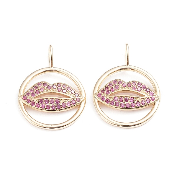 PandaHall Brass Micro Pave Cubic Zirconia Pendants, Makeup Pendants, Long-Lasting Plated, Ring with Lip, Fuchsia, Real 18K Gold Plated..., Pink
PandaHall Brass Micro Pave Cubic Zirconia Pendants, Makeup Pendants, Long-Lasting Plated, Ring with Lip, Fuchsia, Real 18K Gold Plated..., Pink
