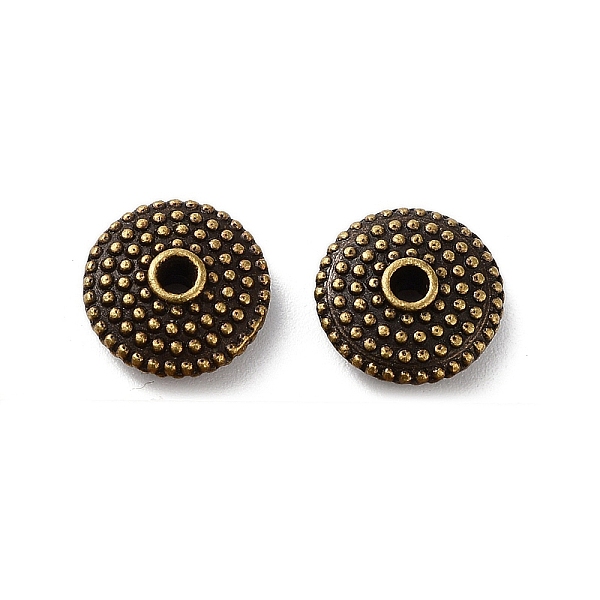 PandaHall Tibetan Style Alloy Beads, Cadmium Free & Lead Free, Flat Round, Antique Bronze, 10x4mm, Hole: 1.4mm Alloy Flat Round
PandaHall Tibetan Style Alloy Beads, Cadmium Free & Lead Free, Flat Round, Antique Bronze, 10x4mm, Hole: 1.4mm Alloy Flat Round