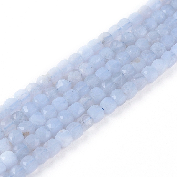 PandaHall Natural Blue Lace Agate Beads Strands, Faceted, Cube, 4x4x4mm, Hole: 0.7mm, about 95pcs/strand, 15.55 inch(39.5cm) Blue Lace Agate...
PandaHall Natural Blue Lace Agate Beads Strands, Faceted, Cube, 4x4x4mm, Hole: 0.7mm, about 95pcs/strand, 15.55 inch(39.5cm) Blue Lace Agate...