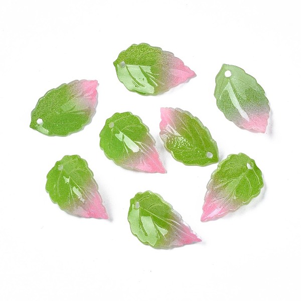 PandaHall Plastic Pendants, Leaf, Lime Green, 22.5~23x13~13.5x4mm, Hole: 1.2mm Plastic Leaf
PandaHall Plastic Pendants, Leaf, Lime Green, 22.5~23x13~13.5x4mm, Hole: 1.2mm Plastic Leaf