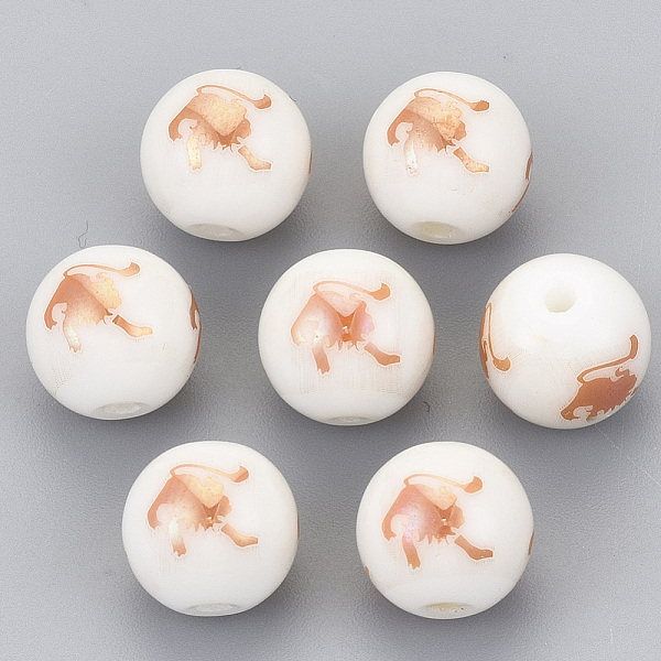 PandaHall Electroplate Glass Beads, Round with Constellations Pattern, Rose Gold Plated, Leo, 10mm, Hole: 1.2mm Glass Leo
PandaHall Electroplate Glass Beads, Round with Constellations Pattern, Rose Gold Plated, Leo, 10mm, Hole: 1.2mm Glass Leo