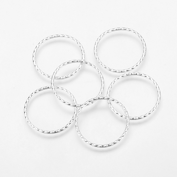 PandaHall Tibetan Style Alloy Linking Rings, Ring, Antique Silver, Cadmium Free & Lead Free, 30x2mm, Inner Diameter: 26mm Alloy Ring
PandaHall Tibetan Style Alloy Linking Rings, Ring, Antique Silver, Cadmium Free & Lead Free, 30x2mm, Inner Diameter: 26mm Alloy Ring