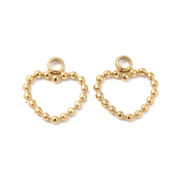 PandaHall Ion Plating(IP) 304 Stainless Steel Charms, Hollow Heart Charm, Real 14K Gold Plated, 11x10.5x1.5mm, Hole: 1.8mm 304 Stainless...
PandaHall Ion Plating(IP) 304 Stainless Steel Charms, Hollow Heart Charm, Real 14K Gold Plated, 11x10.5x1.5mm, Hole: 1.8mm 304 Stainless...