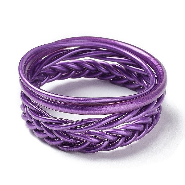 PandaHall 4Pcs 4 Style Plastic Cord Braided Stretch Bracelets Set, Purple, Inner Diameter: 2-1/2 inch(6.2~6.5cm), 1Pc/style Plastic Purple
PandaHall 4Pcs 4 Style Plastic Cord Braided Stretch Bracelets Set, Purple, Inner Diameter: 2-1/2 inch(6.2~6.5cm), 1Pc/style Plastic Purple