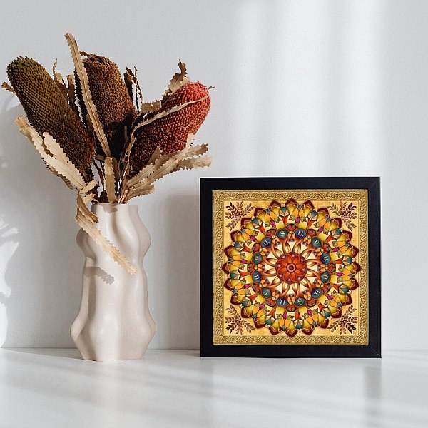 PandaHall DIY 5D Diamond Painting Mandala Flower Full Drill Kits, Including Canvas Painting Cloth, Resin Rhinestones, Diamond Sticky Pen..., Gold
PandaHall DIY 5D Diamond Painting Mandala Flower Full Drill Kits, Including Canvas Painting Cloth, Resin Rhinestones, Diamond Sticky Pen..., Gold