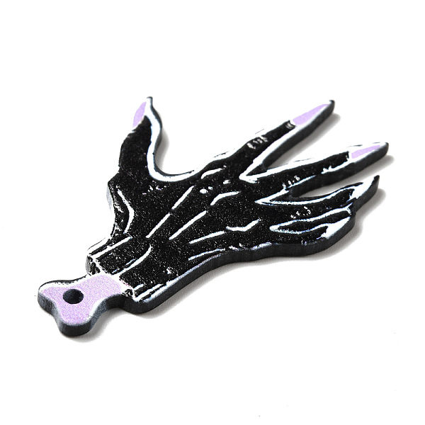PandaHall Halloween Acrylic Pendants, for DIY Earring Findings, Hand Skeleton, Black, 47x30x2mm, Hole: 1.8mm Acrylic Others Black
PandaHall Halloween Acrylic Pendants, for DIY Earring Findings, Hand Skeleton, Black, 47x30x2mm, Hole: 1.8mm Acrylic Others Black