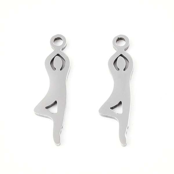 PandaHall Yoga Theme 201 Stainless Steel Pendants, Human Charm, Stainless Steel Color, 18x5x1mm, Hole: 1.4mm 201 Stainless Steel Human
PandaHall Yoga Theme 201 Stainless Steel Pendants, Human Charm, Stainless Steel Color, 18x5x1mm, Hole: 1.4mm 201 Stainless Steel Human