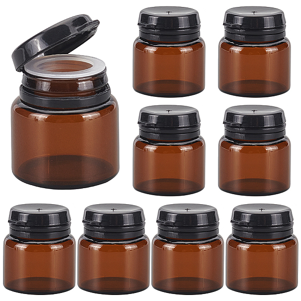 PandaHall Glass Portable Cream Jar, Empty Refillable Cosmetic Containers, Amber Tone Vials, with Plastic Flip Lid & Inner Stopper, Column...
PandaHall Glass Portable Cream Jar, Empty Refillable Cosmetic Containers, Amber Tone Vials, with Plastic Flip Lid & Inner Stopper, Column...