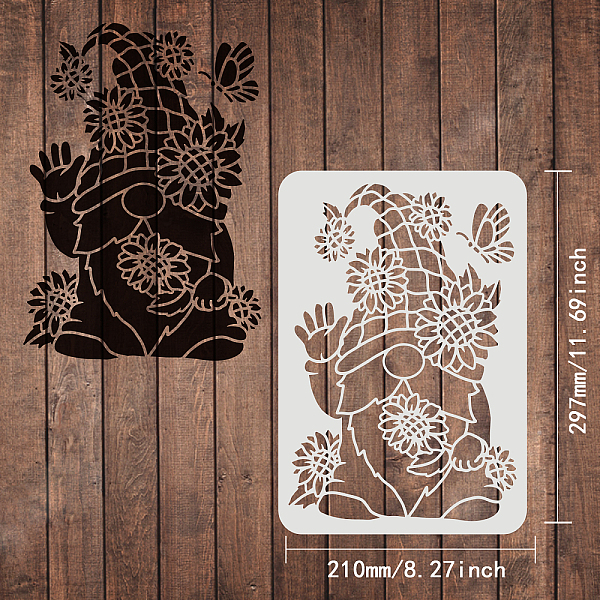 PandaHall FINGERINSPIRE Sunflower Gnomes Stencils 29.7x21cm Seasonal Gnomes Stencils Sunflower Sunshine Patterns Template Seasonal Holiday...
PandaHall FINGERINSPIRE Sunflower Gnomes Stencils 29.7x21cm Seasonal Gnomes Stencils Sunflower Sunshine Patterns Template Seasonal Holiday...