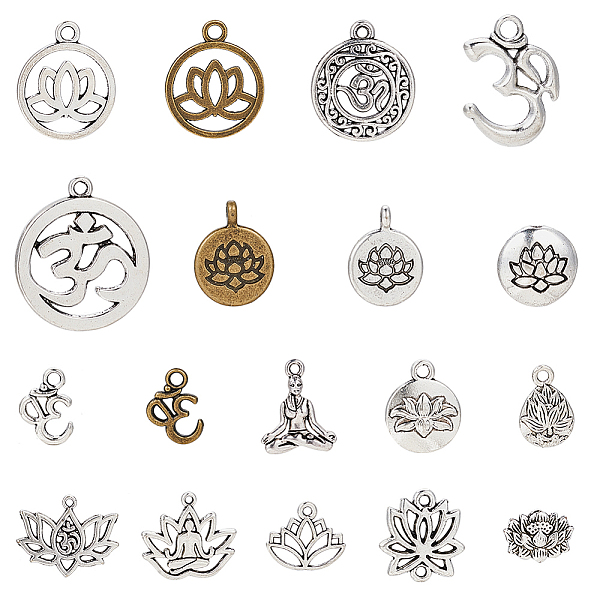 PandaHall SUNNYCLUE Tibetan Style Alloy Yoga Theme Pendants, Mix Shapes, Mixed Color, 54pcs/set Alloy Mixed Shapes Multicolor
PandaHall SUNNYCLUE Tibetan Style Alloy Yoga Theme Pendants, Mix Shapes, Mixed Color, 54pcs/set Alloy Mixed Shapes Multicolor